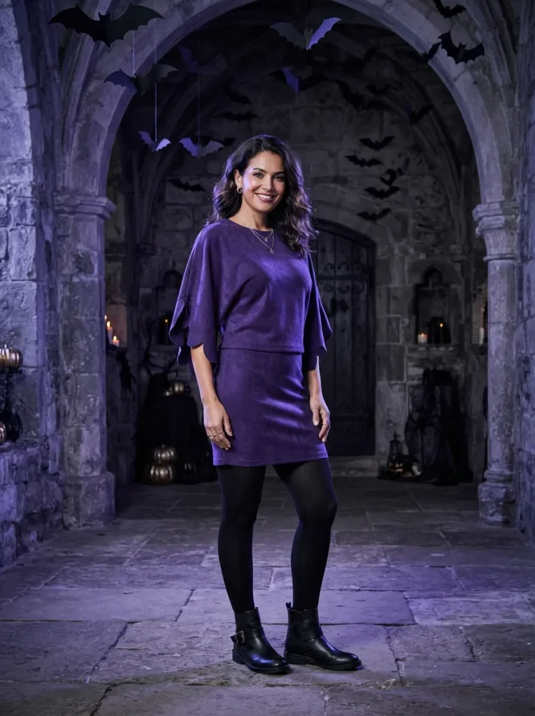 Purple Bat Wing Set