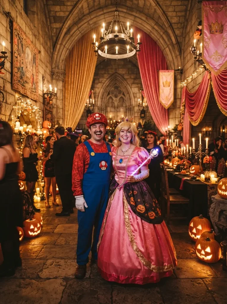 Royal Castle Halloween Scene