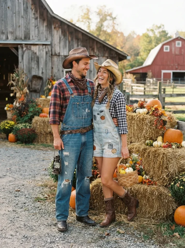 Rustic Farm Couple