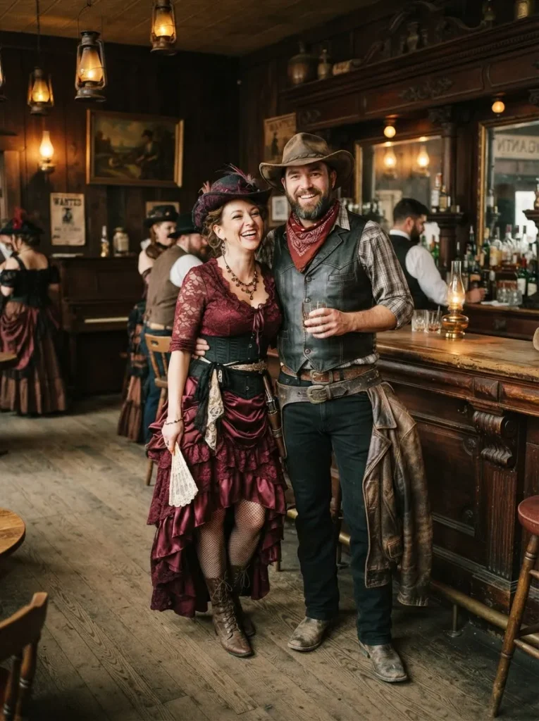 Saloon Couple Style