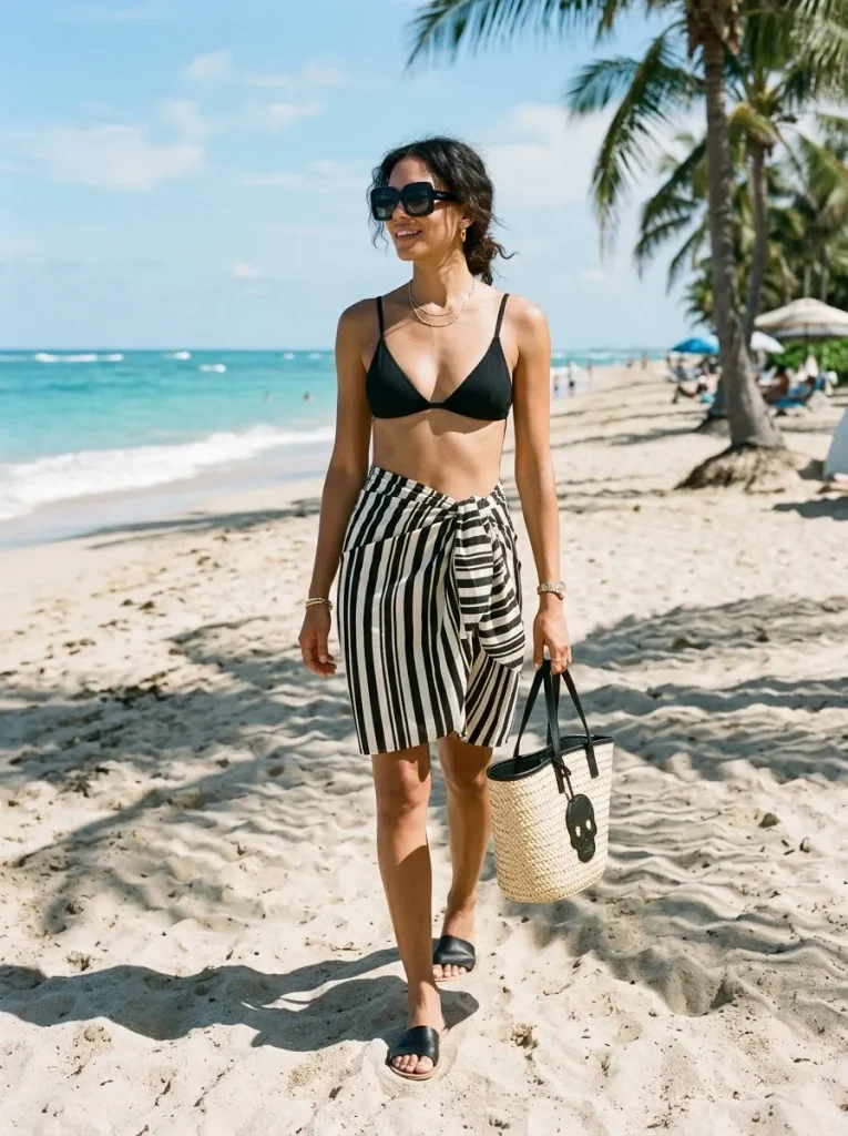 Shadow Stripe Sarong