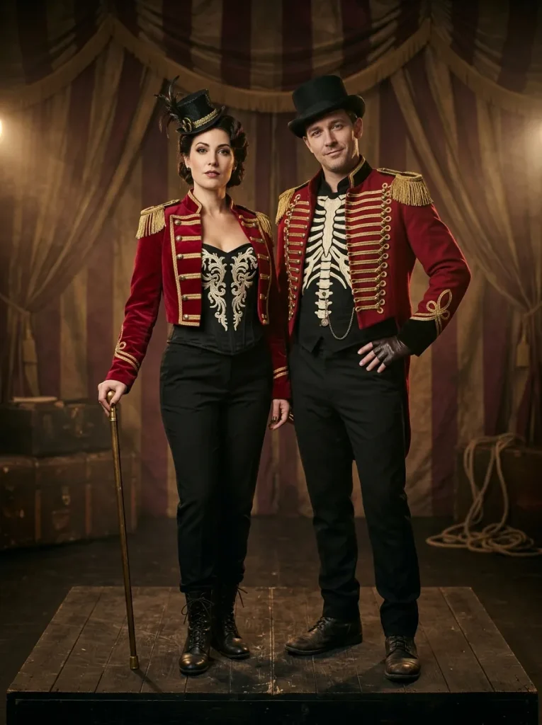 Skeleton Ringmaster Couple