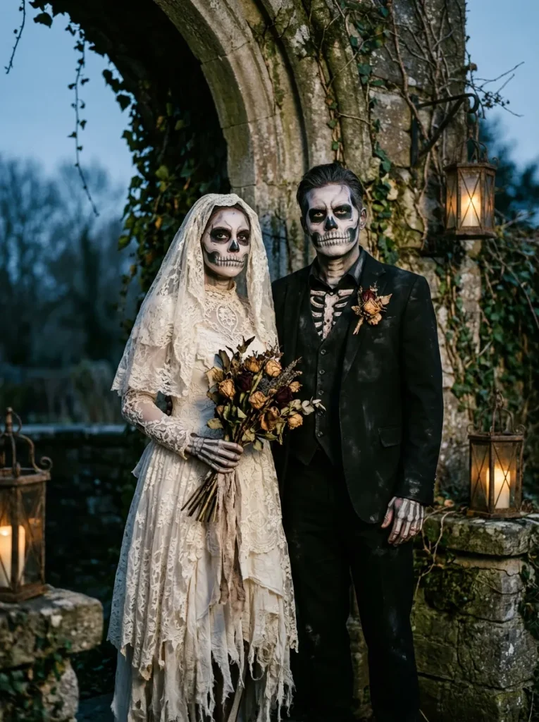 Skeleton Wedding Couple