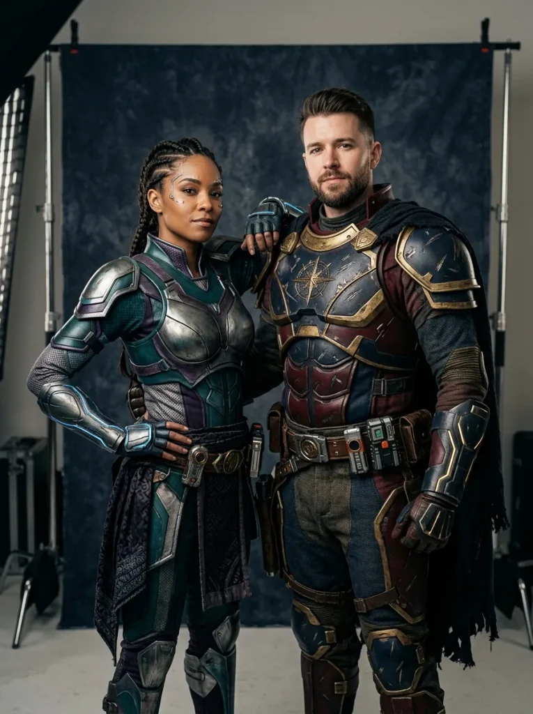 Superhero Couple Cosplay