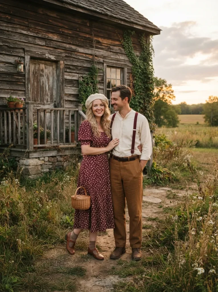 Vintage Floral Dress