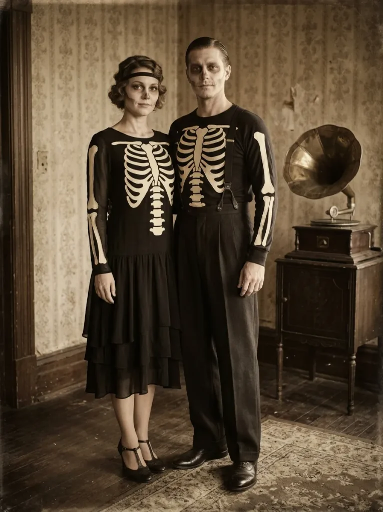 Vintage Skeleton Couple
