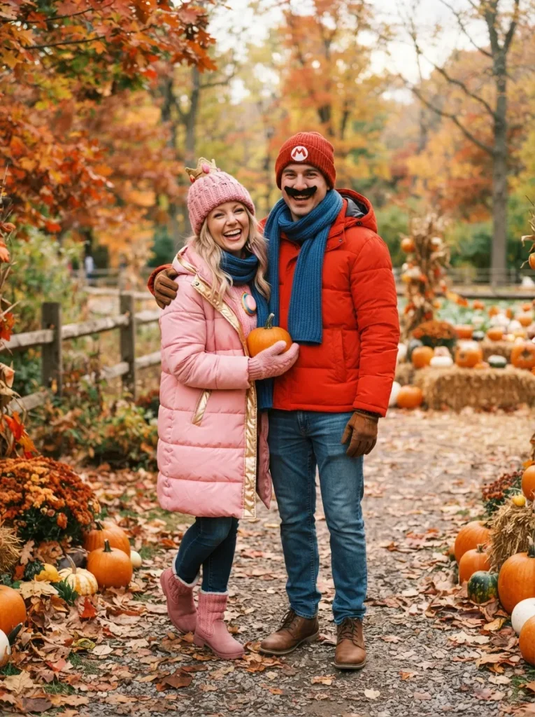 Winter Mario Peach Layers