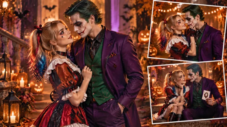 halloween couple joker harley