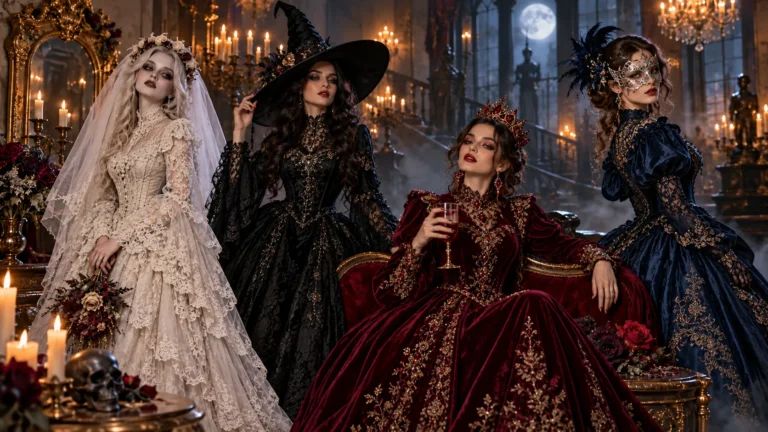 haunted outfit ideas for Halloween parties