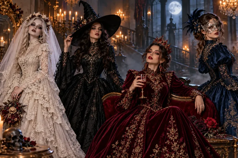 haunted outfit ideas for Halloween parties